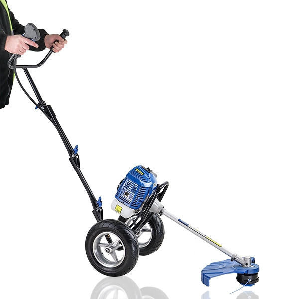 Wheeled grass trimmer