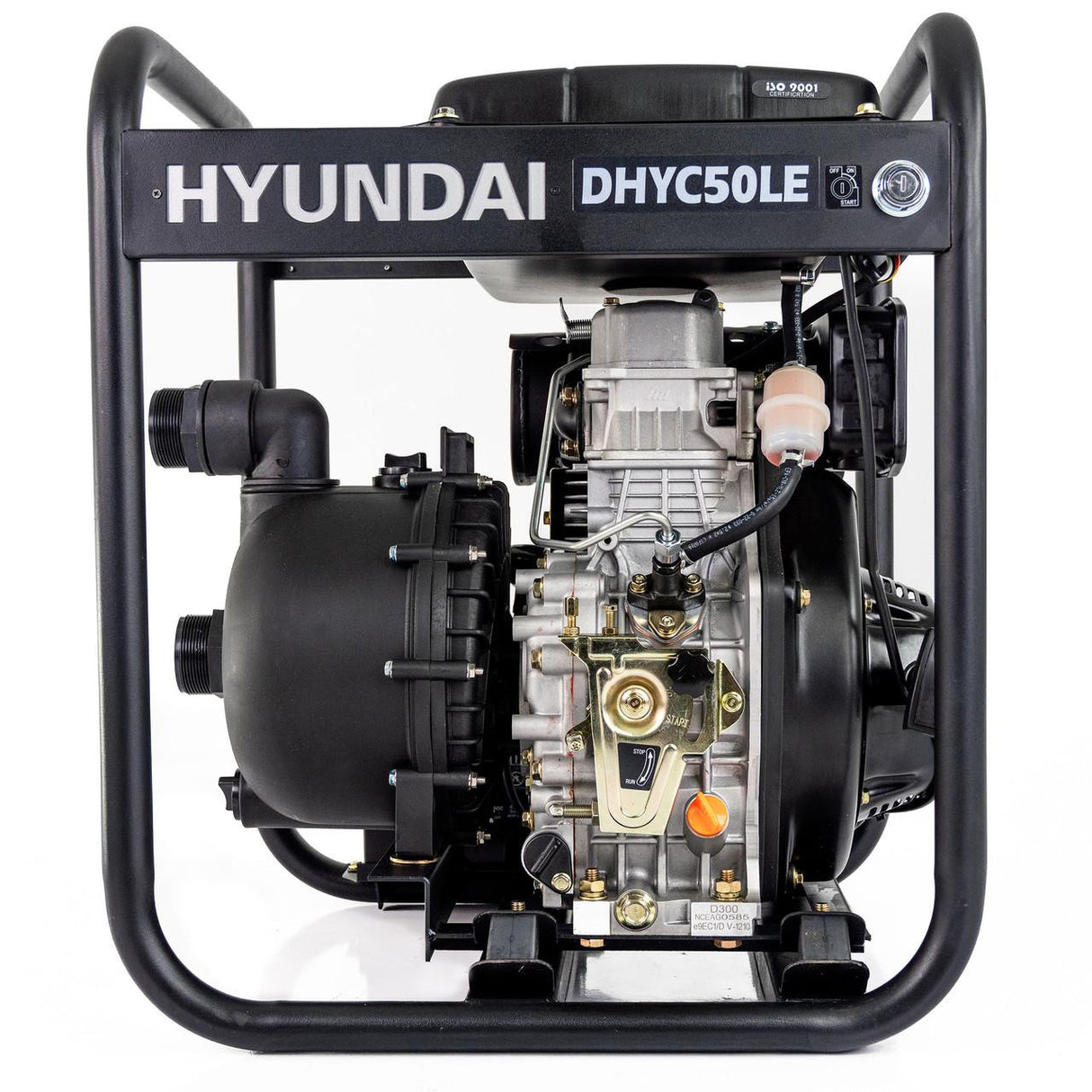 Hyundai 50mm 2" Diesel Chemical Water Pump, 35m Total Head, 7m Lift, 533L/min Flow Rate, 6hp, 296cc | DHYC50LE