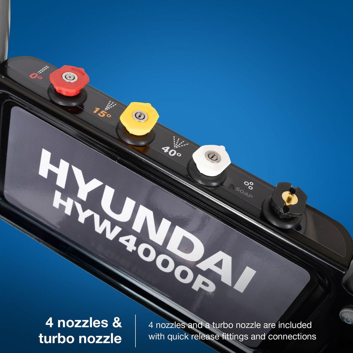 Hyundai 4000psi 275bar Petrol Pressure Washer 15L/Min 420cc Engine, Annovi Reverberi (AR) Pump| HYW4000P