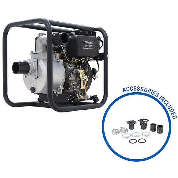 80mm water pump with accessories
