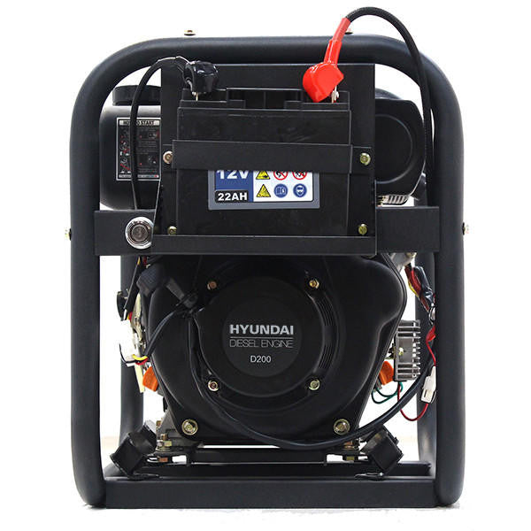 Hyundai 50mm 2''Diesel Water Pump, 33m Total Head, 8m Lift, 600L/min Flow Rate, 6hp, 221cc| DHY50E