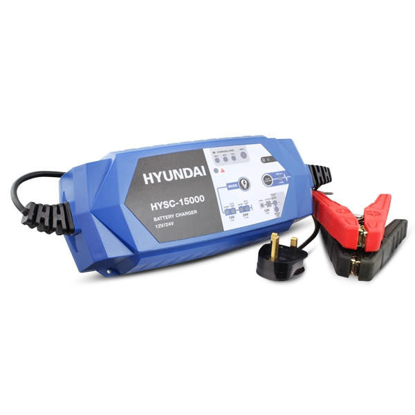 Hyundai SMART Car Battery Charger 12V/24V | HYSC-15000