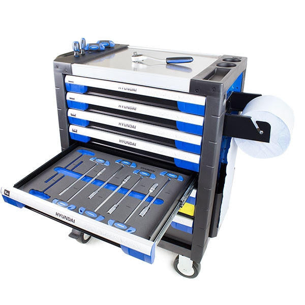 toolbox and tools