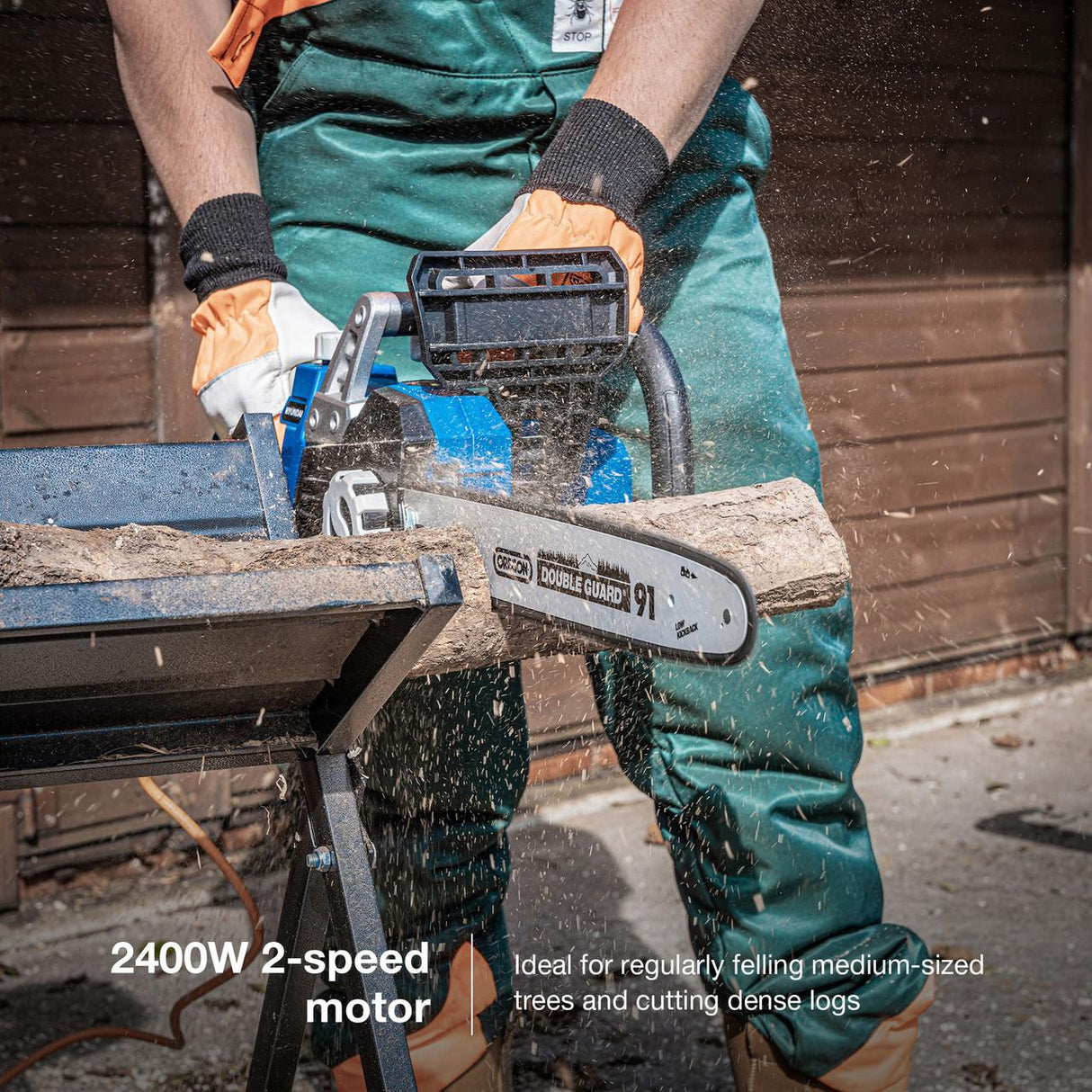 Hyundai 16" 40cm Electric Chainsaw 2400W 230V | HYC2400E