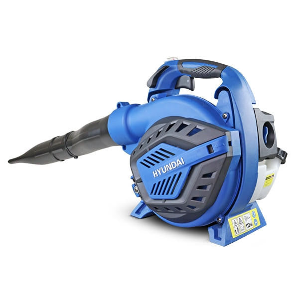 Hyundai 26cc 2-Stroke 3-in-1 Petrol Leaf Blower, Garden Vac & Shredder | HYBV2600X