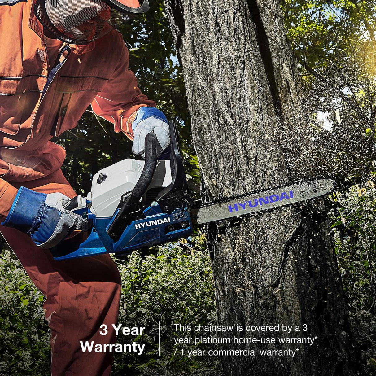 Includes storage bag and bar cover: Protects the chain links and bar