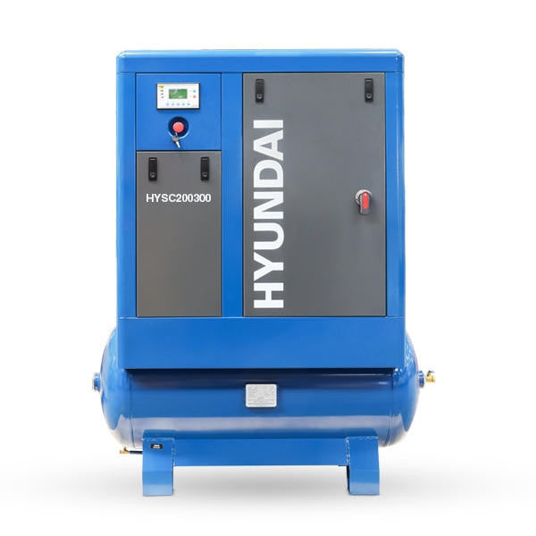 Front view of the compressor