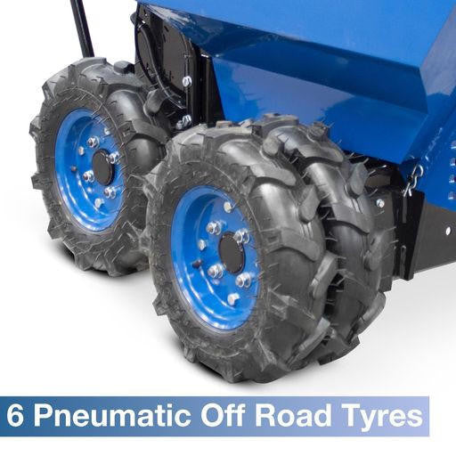 Hyundai 500kg 196cc 4x4 Drive Mini Dumper Power Barrow | HYMD500