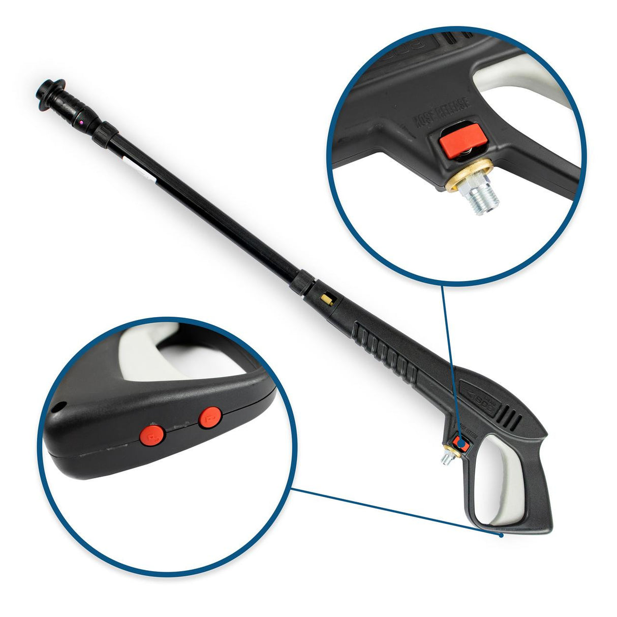 Hyundai 2100psi 145bar Hot Pressure Washer, 80°C 2.3kW Power Jet Washer | HY145HPW-1