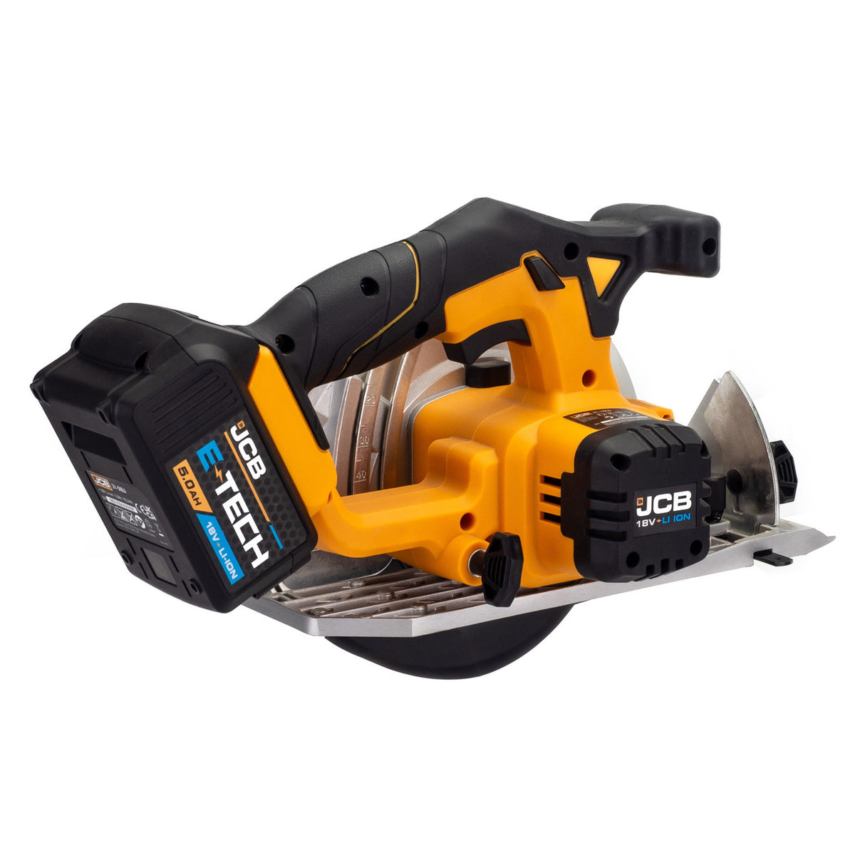 JCB 18V CIRCULAR SAW 5.0AH LITHIUM-ION BATTERY AND 2.4A CHARGER | 21-18CS-5X