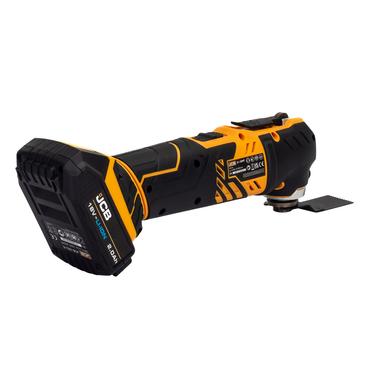JCB 18V MULTI-TOOL WITH 2.0AH BATTERY AND 2.4A CHARGER | JCB-18MT-2X-B
