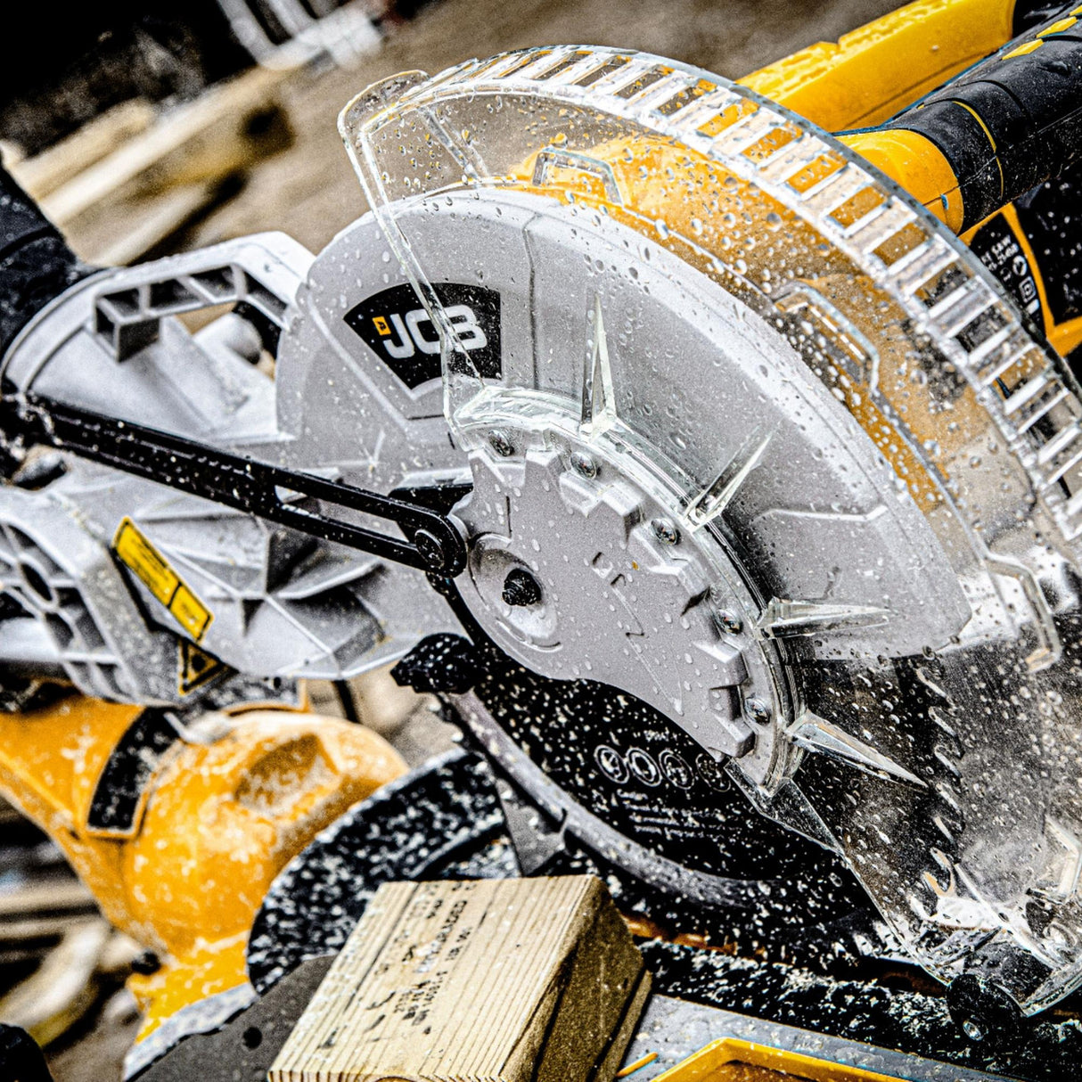 JCB 210mm 8" Electric Sliding Mitre Saw, Corded, 1500W, 230V | 21-MS-210-SB