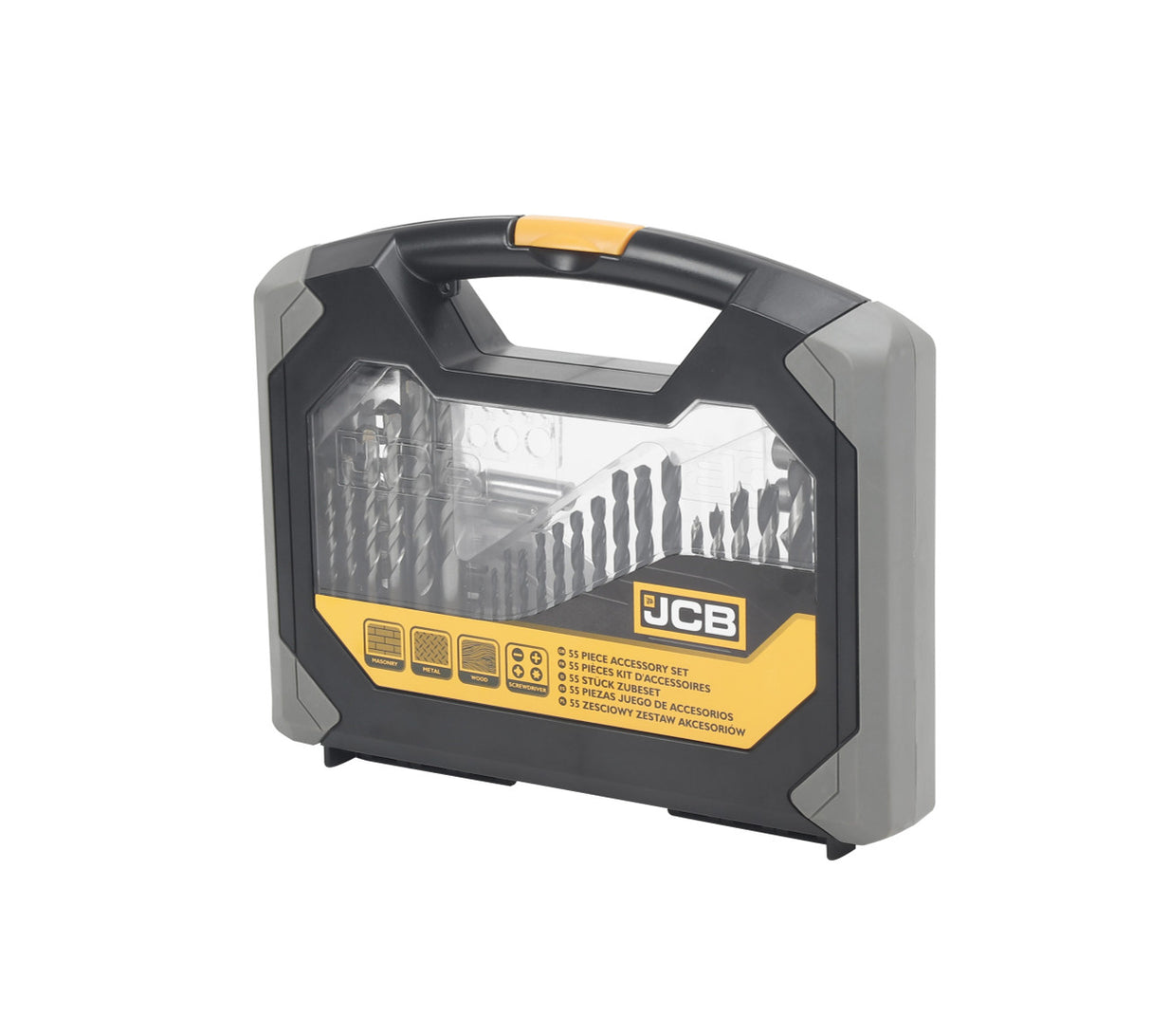 JCB 55PC COMBINATION DRILL AND BIT SET | JCB-PTA-55 - Main Image