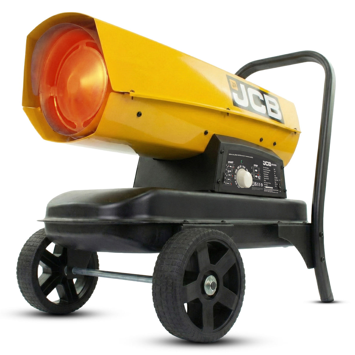 JCB 70,000BTU / 20kW Diesel Space Heater, 496m³ Coverage, Kerosene or Diesel, Thermostat | JCB-SH70D