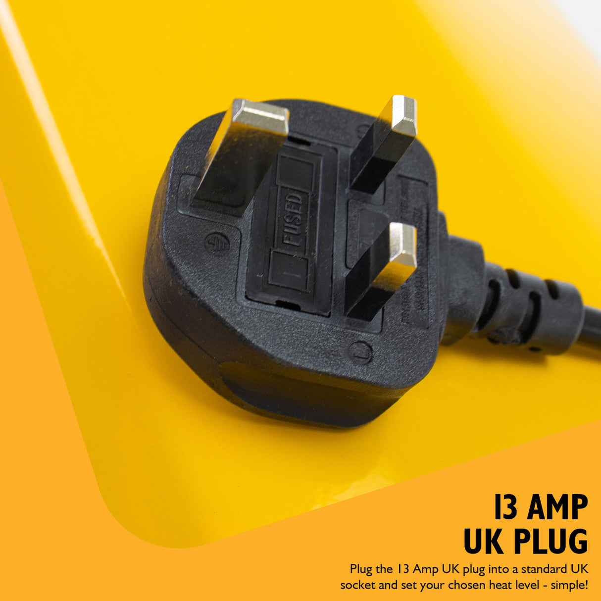 JCB 70,000BTU / 20kW Diesel Space Heater, 496m³ Coverage, Kerosene or Diesel, Thermostat | JCB-SH70D