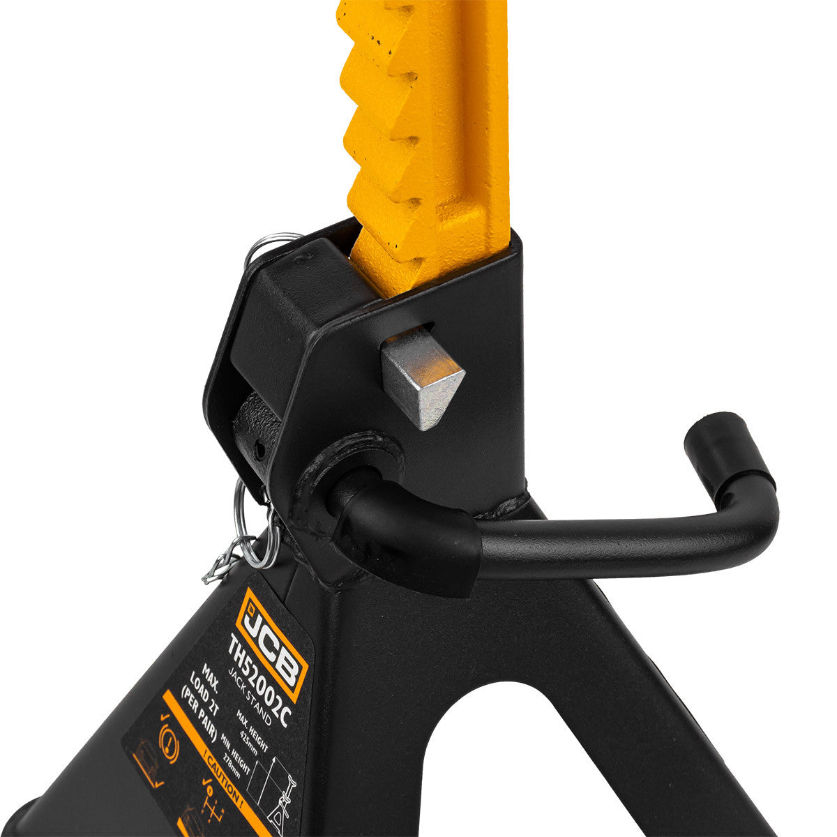 JCB 2 Tonne Automotive Ratchet Axle Stand Set | JCB-TH52002C