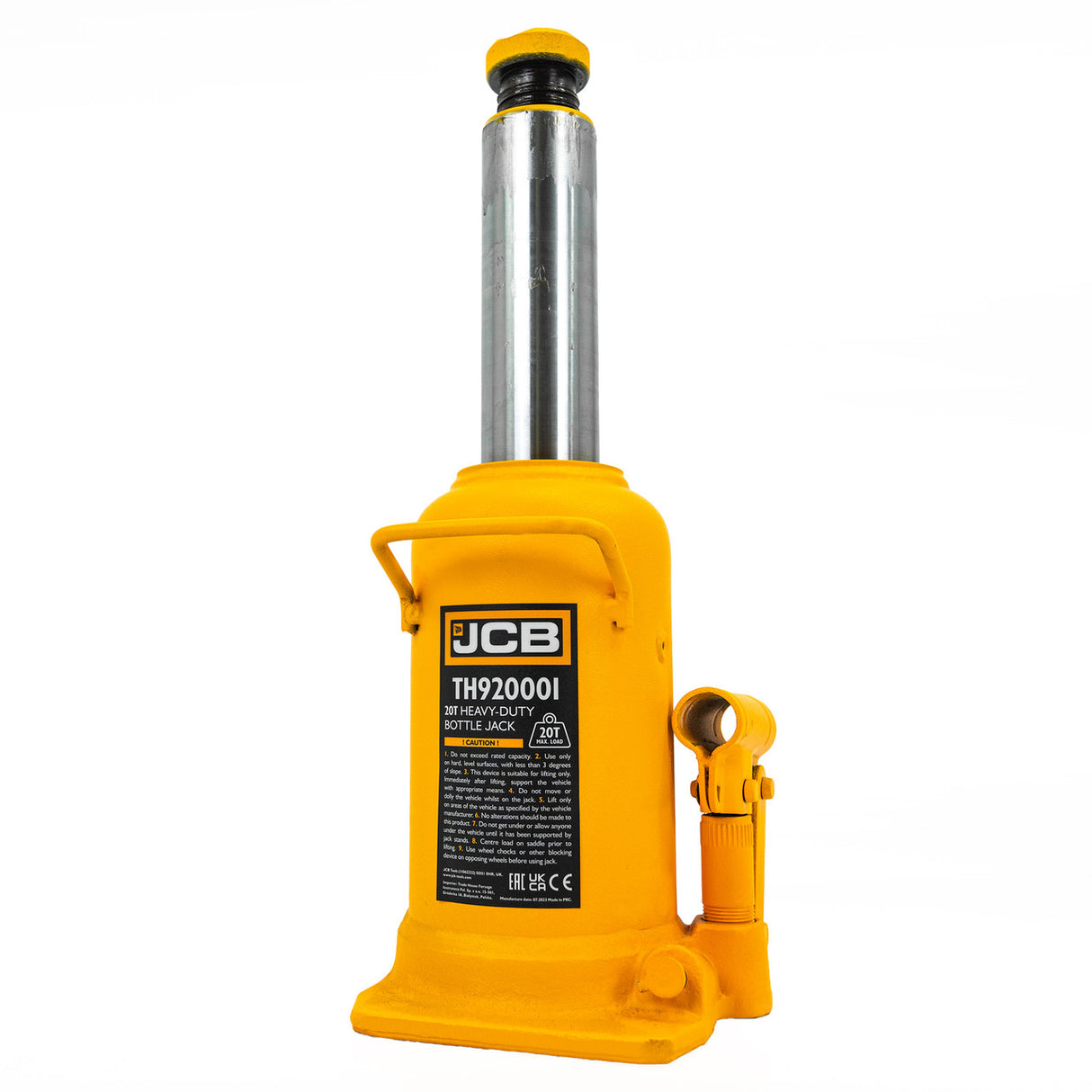 20 Tonne Lifting Capacity: Suitable for light commercial vehicles, SUVs, off-road vehicles and construction applications. | JCB Tools