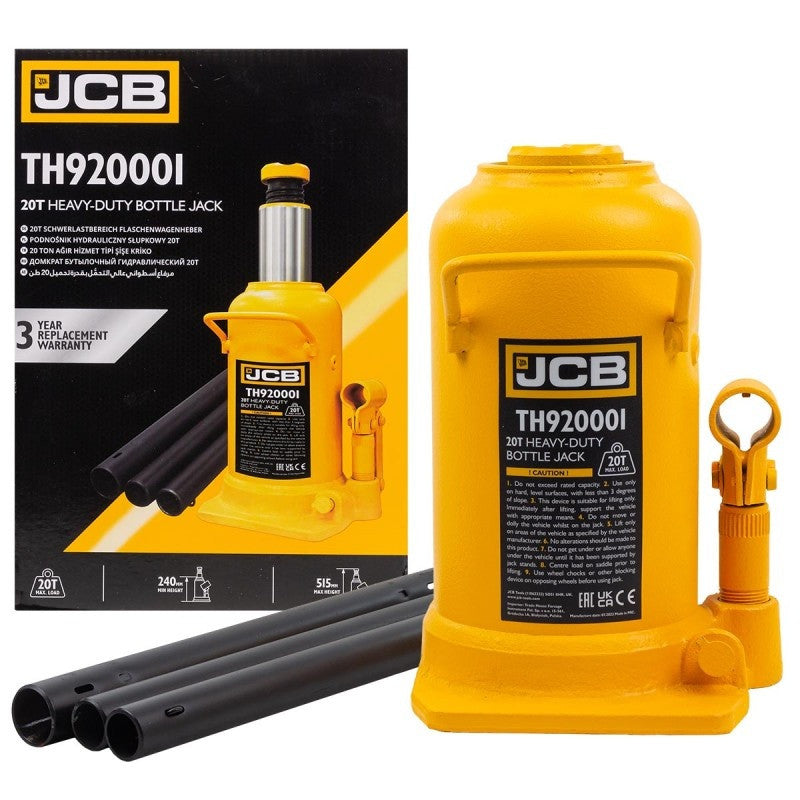 Lightweight steel forged base to provide strength and stability to cope with the demands and high pressure of heavy lifting | JCB Tools