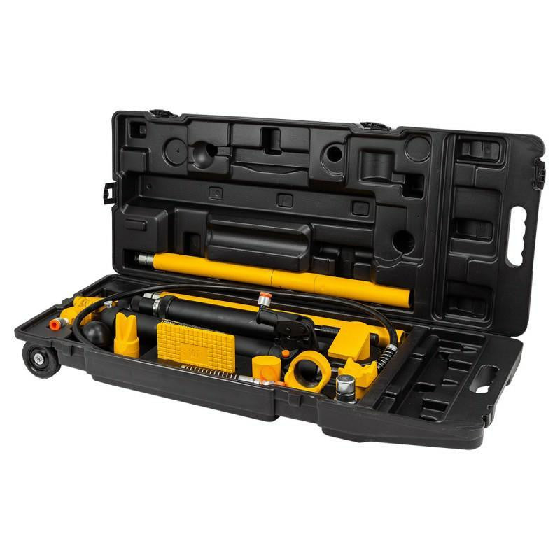 JCB 10 Tonne Portable Hydraulic Jack Auto Body Repair Kit with Storage Case | JCB-T71002L
