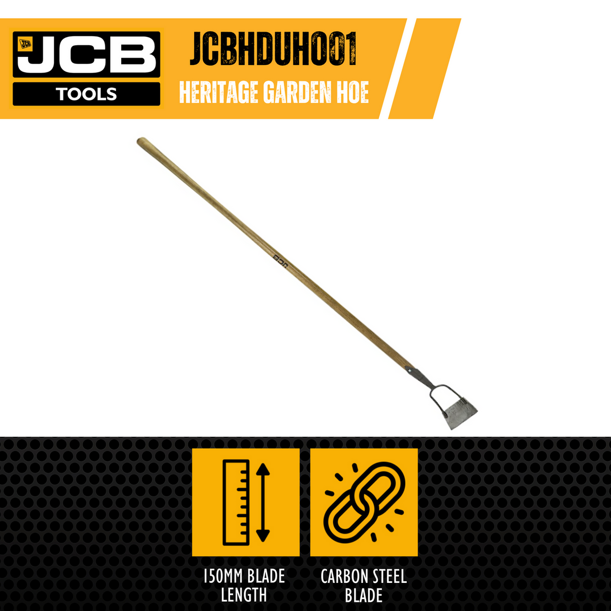 Key Features of the JCB JCBHDUHO01 Garden Hoe