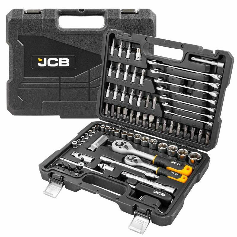 JCB 82 Piece Tool Set, 1/4" & 3/8" Drive | JCB-4821-5DS