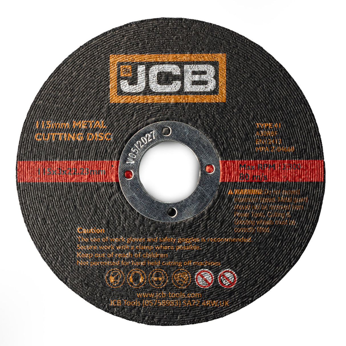 115mm Aluminium Oxide Metal Cutting Disc
Suitable for Ferrous and Non-ferrous Metals