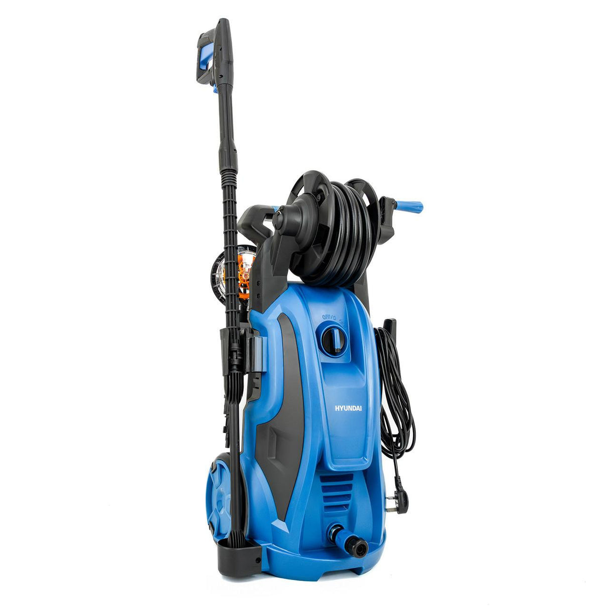 Hyundai 180Bar/ 2610psi Electric Pressure Washer, 8L/min, 2400W High-Performance Jet Wash with Hose & Attachments | HYW2400E