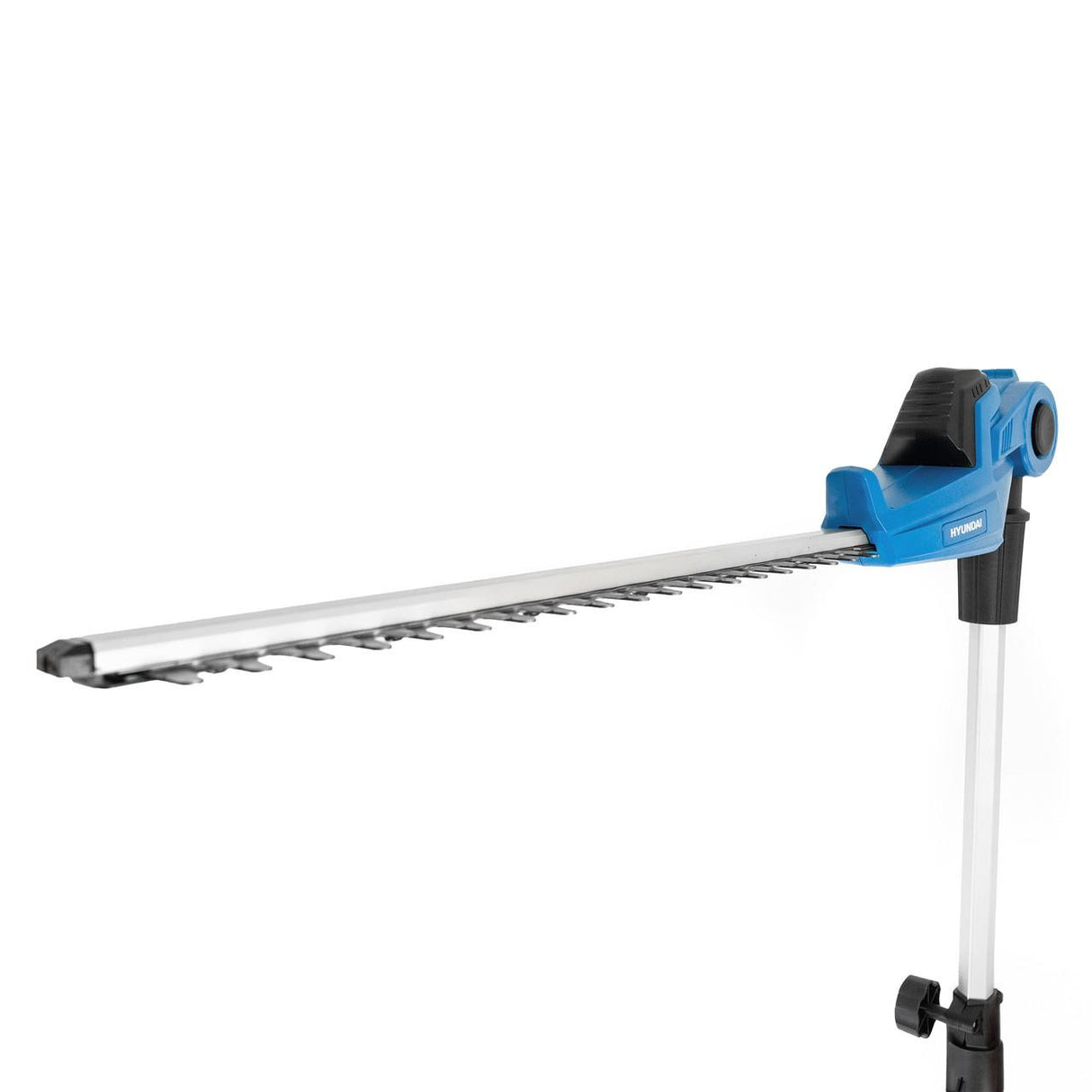 Easily cut tall hedges at different angles