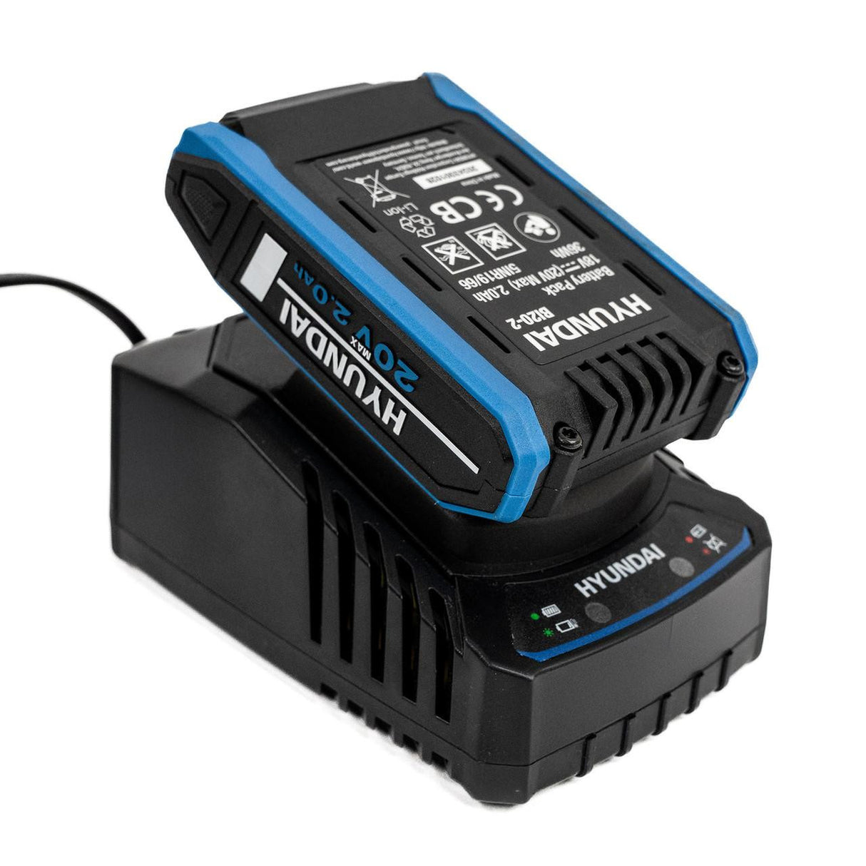 Hyundai 20V 2A Charger for 2nd Generation 20V Garden and Power Tools | C20-2