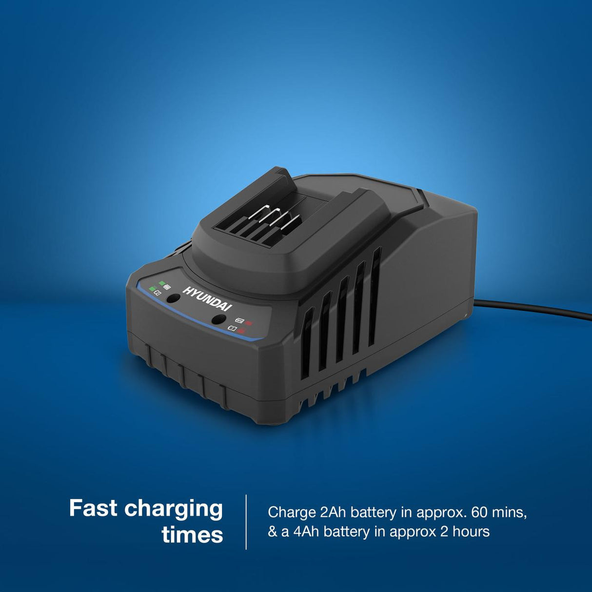 Hyundai 20V 2A Charger for 2nd Generation 20V Garden and Power Tools | C20-2