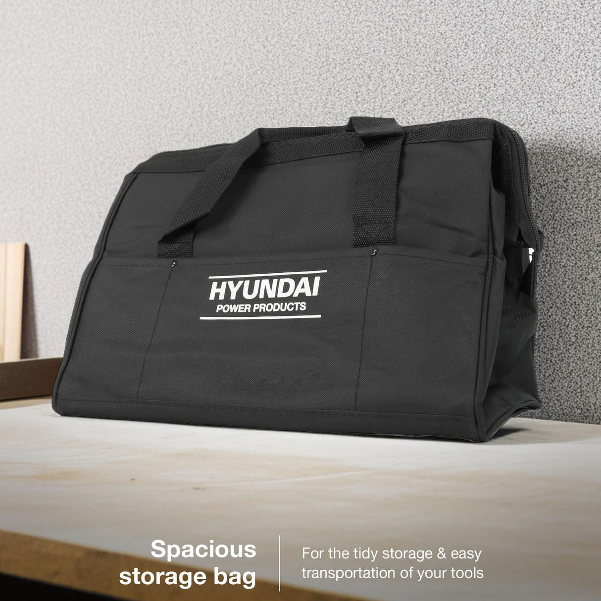 Hyundai 20V Cordless 65Nm Hammer Drill and 230Nm Impact Driver Brushless Kit, 2x 2.0Ah Li-ion Batteries and 2A Charger | S01-T2B