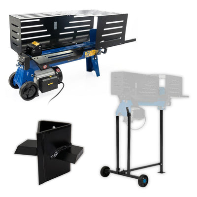 Hyundai 7 Tonne Horizontal Log Splitter Kit – Includes Stand (1361149) & 4-Way Cross Wedge (1361150)