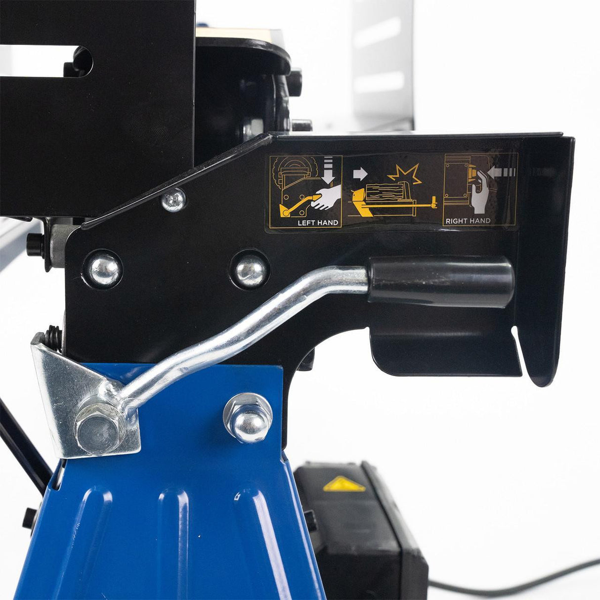 Hyundai 7 Tonne, 520mm Horizontal Electric Log Splitter with Stand and Cross Wedge | HYLS7000HE+1361149+1361150