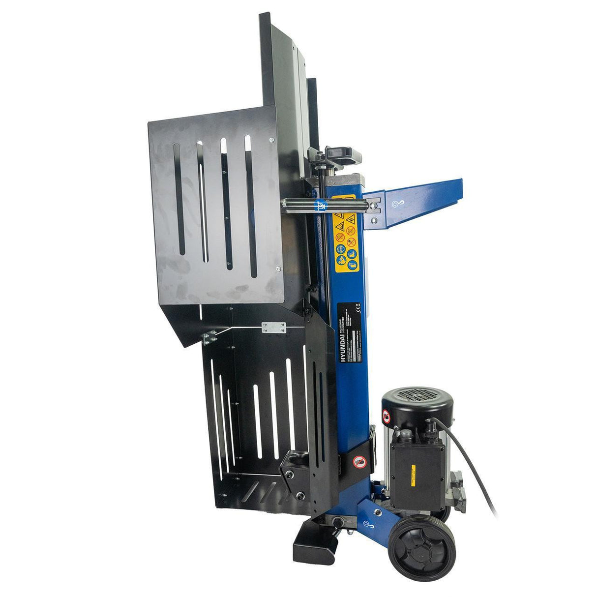Hyundai 7 Tonne, 520mm Horizontal Electric Log Splitter with Stand and Cross Wedge | HYLS7000HE+1361149+1361150