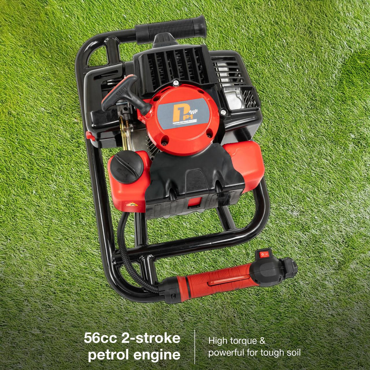 56 cc 2-stroke petrol engine