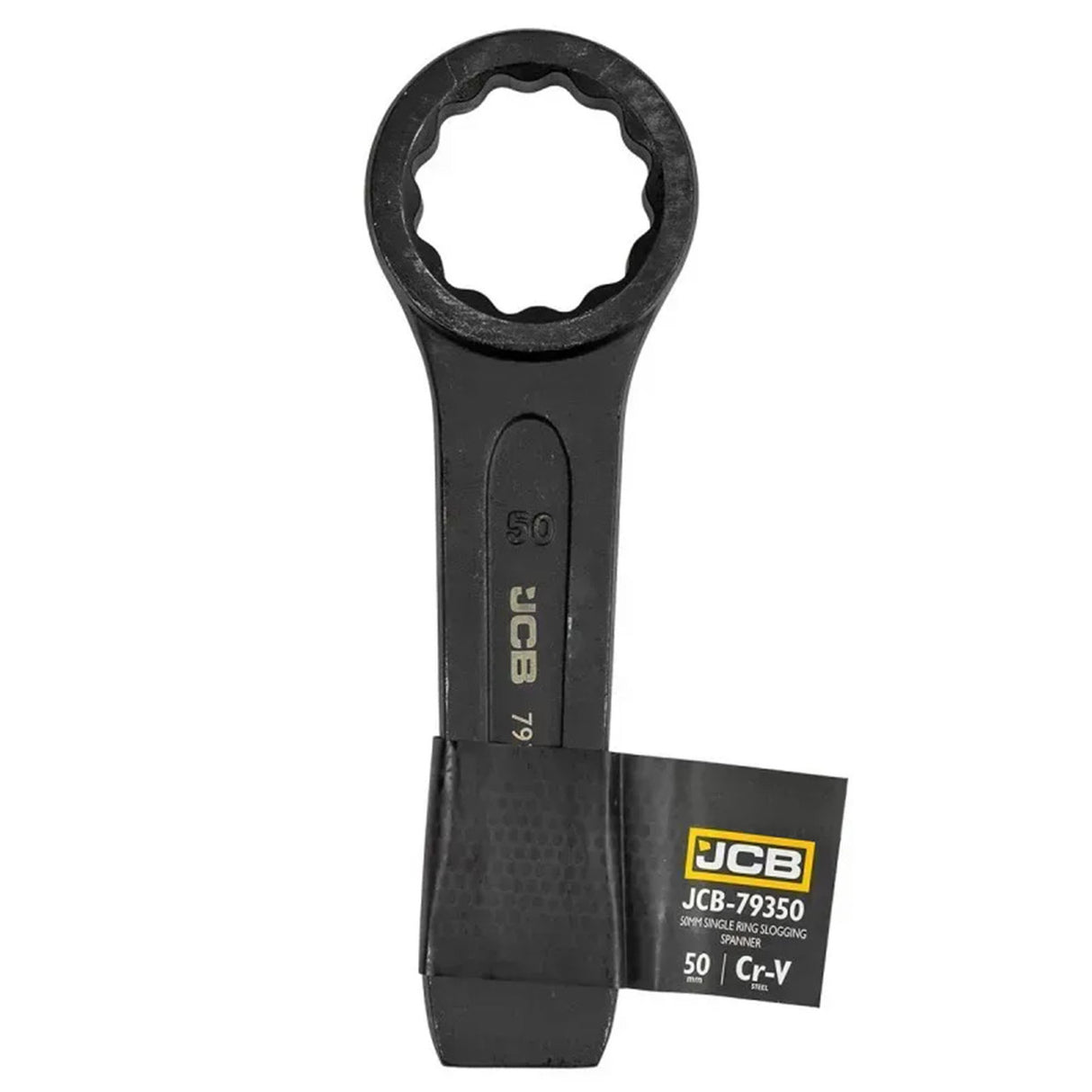 JCB 50mm Single Ring Slogging Spanner, Cr-V Steel | JCB-79350