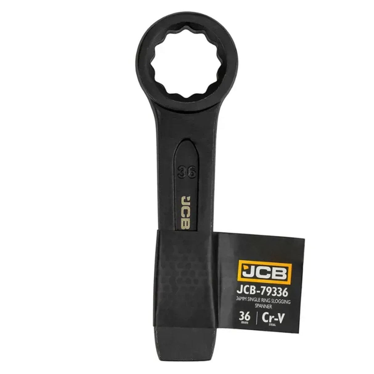 JCB 36mm Single Ring Slogging Spanner, Cr-V Steel | JCB-79336