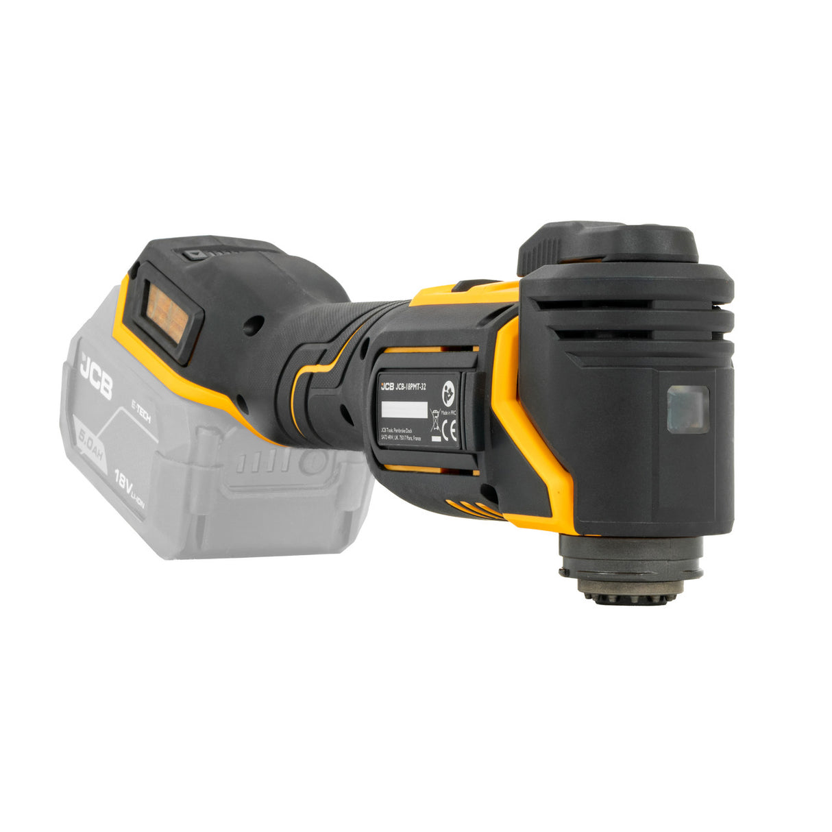 JCB Pro 18V Multi Tool, Brushless, 9-Speed Control, Tool-Free Change (Bare Tool) | JCB-18PMT-32