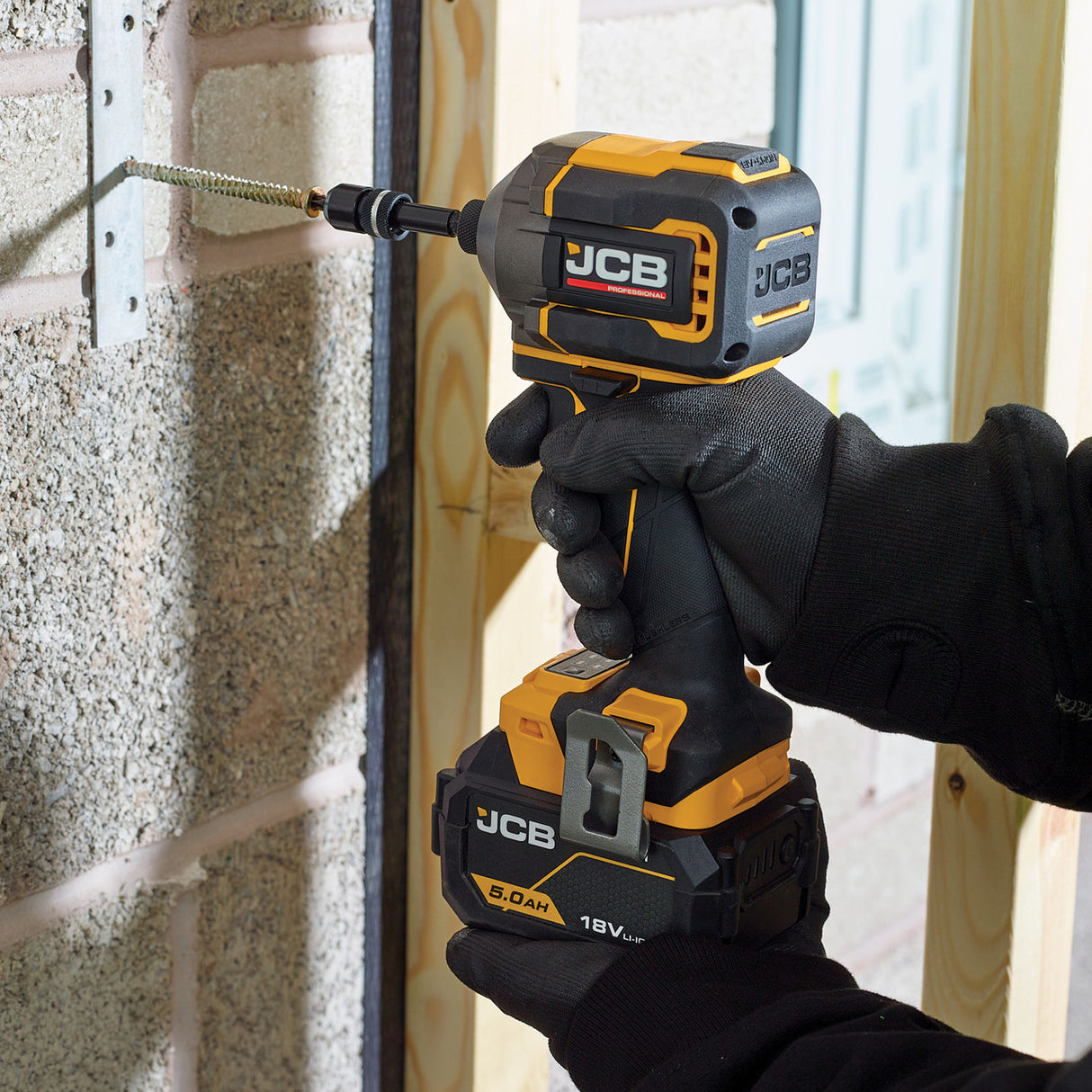 JCB Pro 18V Kit, Combi Drill (75Nm), Impact Driver (230Nm), Multi Tool, 2Ah & 5Ah Batteries, 4.5A Fast Charger & Soft Tool Bag | JCB-18PKIT-6