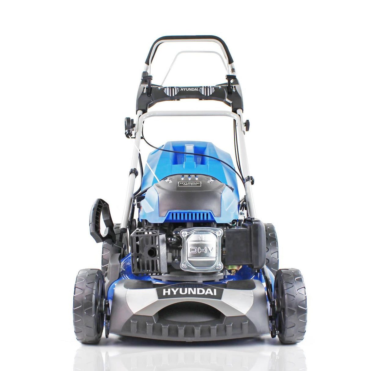 Hyundai 18"/46cm 139cc Electric-Start Self-Propelled Petrol Lawnmower | HYM460SPE