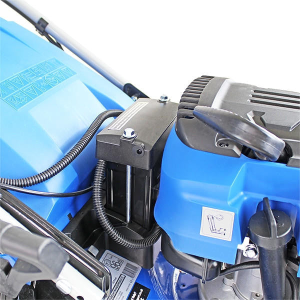 Hyundai 18"/46cm 139cc Electric-Start Self-Propelled Petrol Lawnmower | HYM460SPE