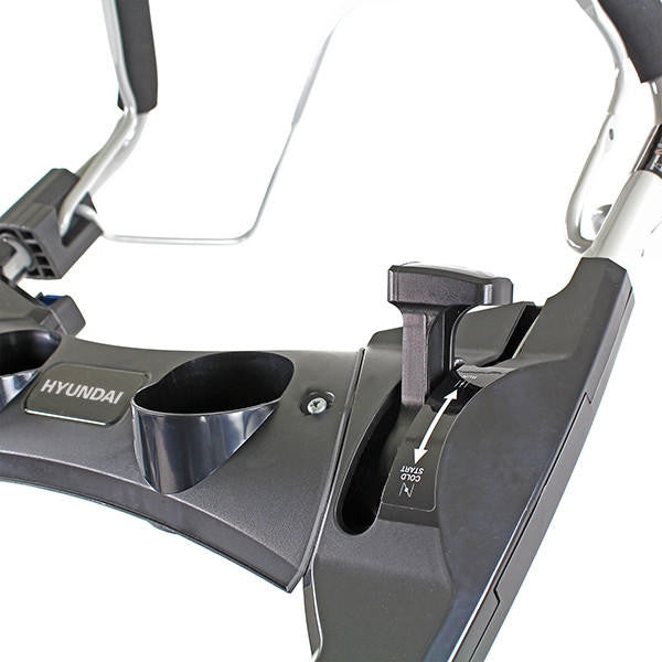 Hyundai 18"/46cm 139cc Electric-Start Self-Propelled Petrol Lawnmower | HYM460SPE