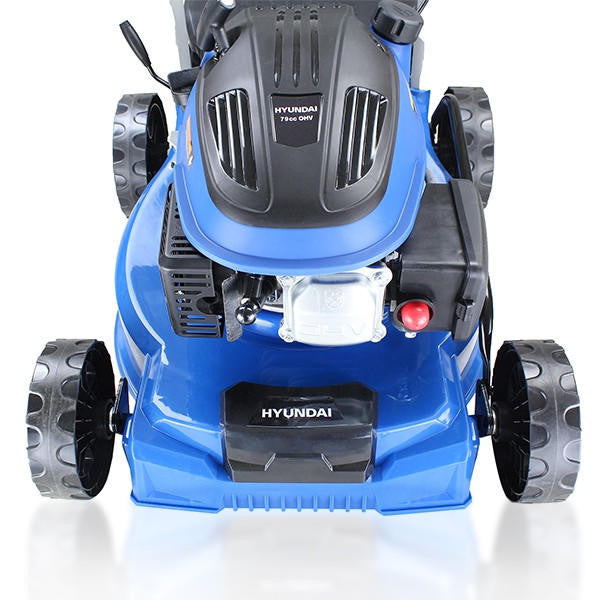 Hyundai Petrol Lawnmower 79cc 400mm Push Rotary | HYM400P