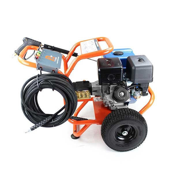 P1 4200psi 290bar Petrol Pressure Washer, 420cc Hyundai Engine, Triplex Annovi Reverberi Pump, 15L/min Flow Rate & 24" Stainless Steel Flat Surface Cleaner | P4200PWT+85.403.010