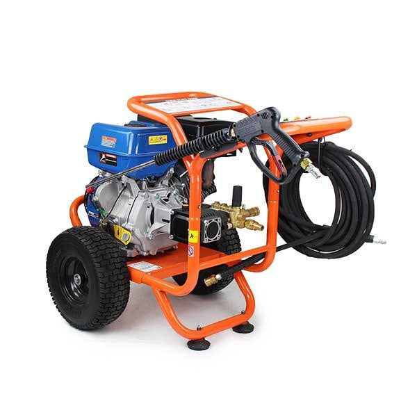 P1 4200psi 290bar Petrol Pressure Washer, 420cc Hyundai Engine, Triplex Annovi Reverberi Pump, 15L/min Flow Rate & 24" Stainless Steel Flat Surface Cleaner | P4200PWT+85.403.010