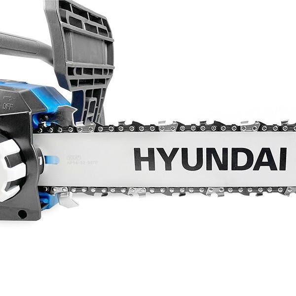 Hyundai 14" 35cm Electric Chainsaw 1600W 230V & Folding Trolley on Wheels, Garden Trolley 100kg | HYC1600E+GTW220