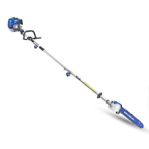 Hyundai 52cc Petrol Pole Saw Pruner ChainsaGTW220each 260mm Cutting Width & Folding Trolley on Wheels, Garden Trolley 100kg | HYPS5200X+GTW220