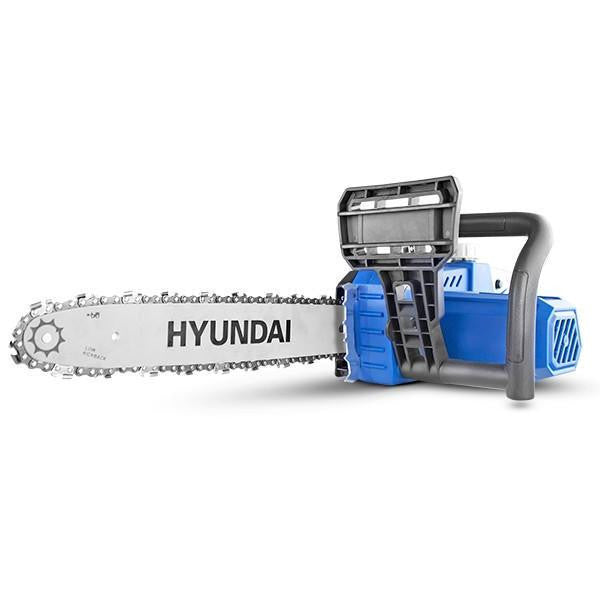 Hyundai 14" 35cm Electric Chainsaw 1600W 230V & Garden Trolley on Wheels, 100kg Load with Brakes | HYC1600E+GTW260