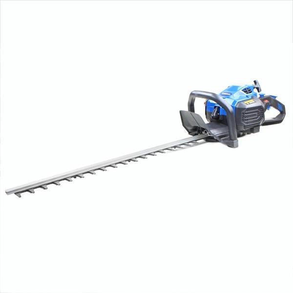 Hyundai 26cc 600mm Petrol Hedge Trimmer Cutter, Easy-Start & Lightweight 2-stroke & Garden Trolley on Wheels, 100kg Load with Brakes | HYHT2600X+GTW260
