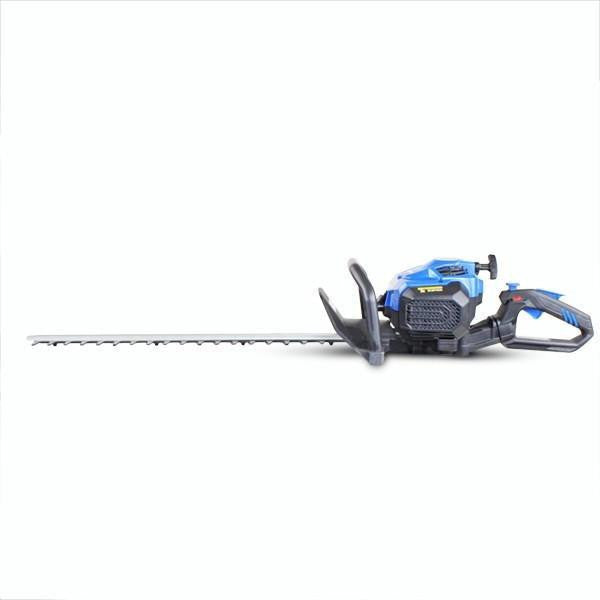 Hyundai 26cc 600mm Petrol Hedge Trimmer Cutter, Easy-Start & Lightweight 2-stroke & Garden Trolley on Wheels, 100kg Load with Brakes | HYHT2600X+GTW260